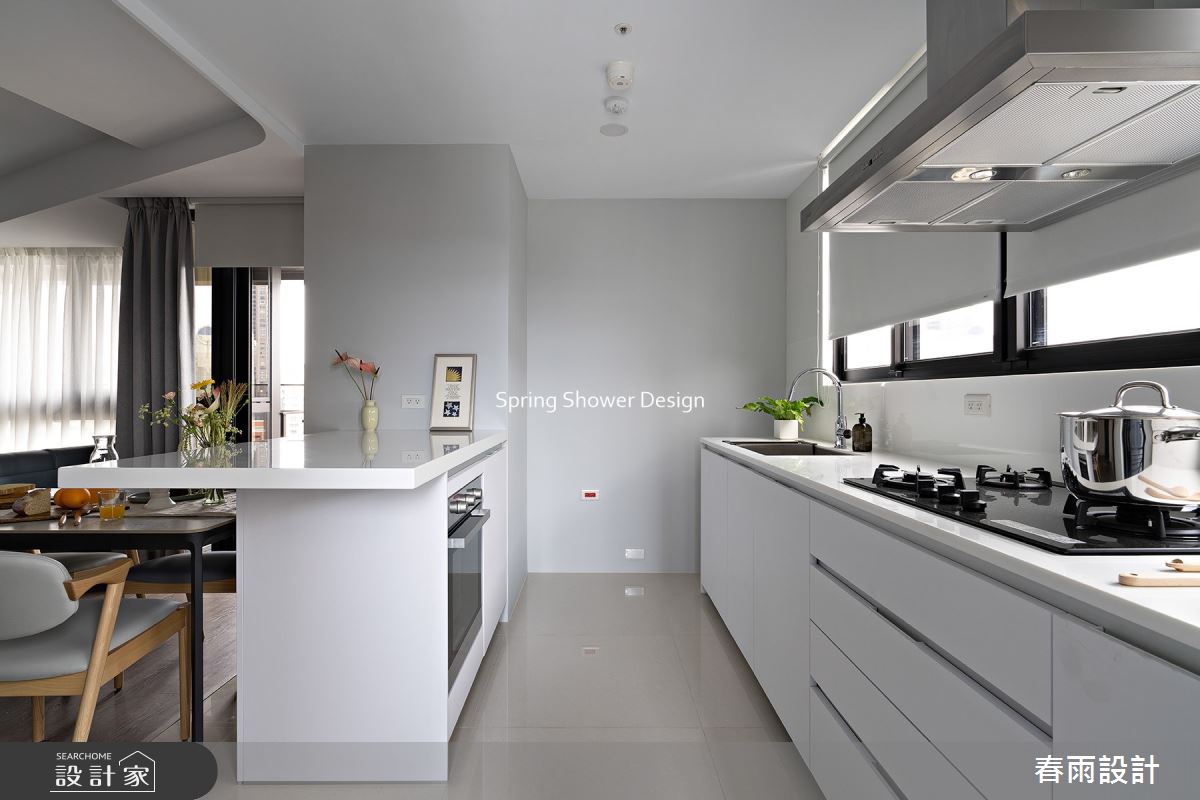29坪新成屋(5年以下)＿現代風餐廳廚房吧檯案例圖片＿春雨設計＿春雨_144 碧根21號之18