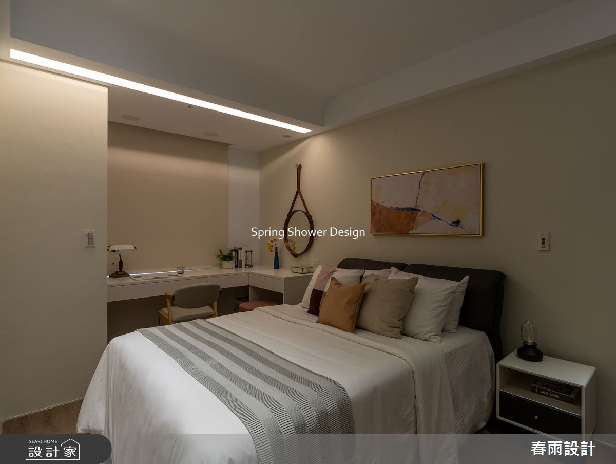 29坪新成屋(5年以下)＿現代風臥室案例圖片＿春雨設計＿春雨_144 碧根21號之23