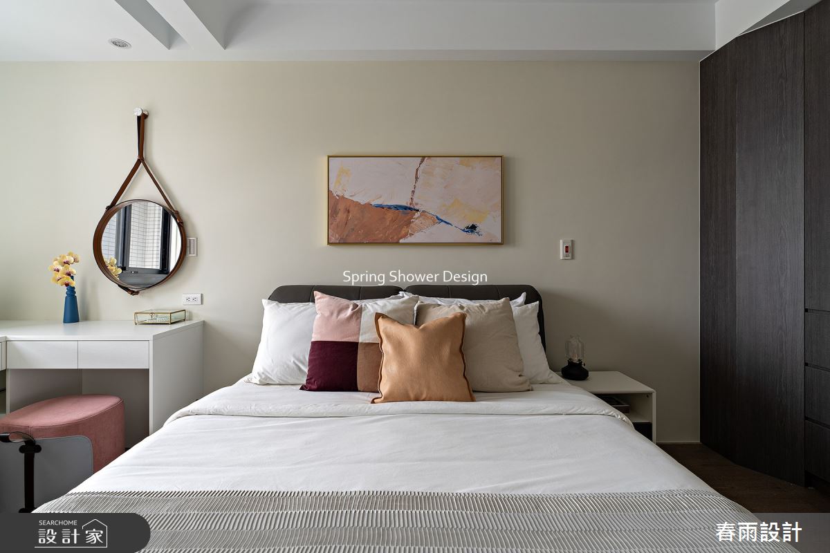 29坪新成屋(5年以下)＿現代風臥室案例圖片＿春雨設計＿春雨_144 碧根21號之26