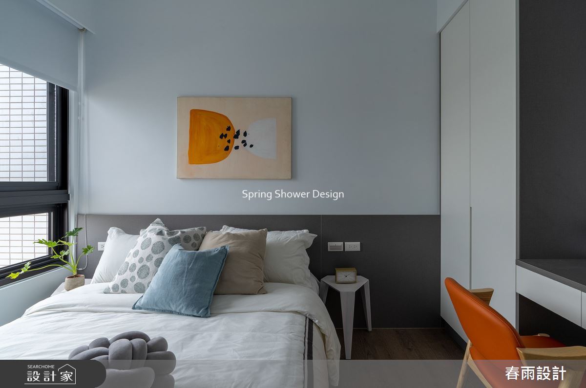 29坪新成屋(5年以下)＿現代風臥室案例圖片＿春雨設計＿春雨_144 碧根21號之31