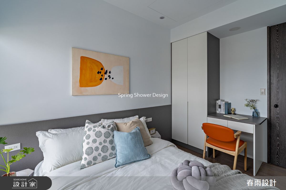 29坪新成屋(5年以下)＿現代風臥室案例圖片＿春雨設計＿春雨_144 碧根21號之32