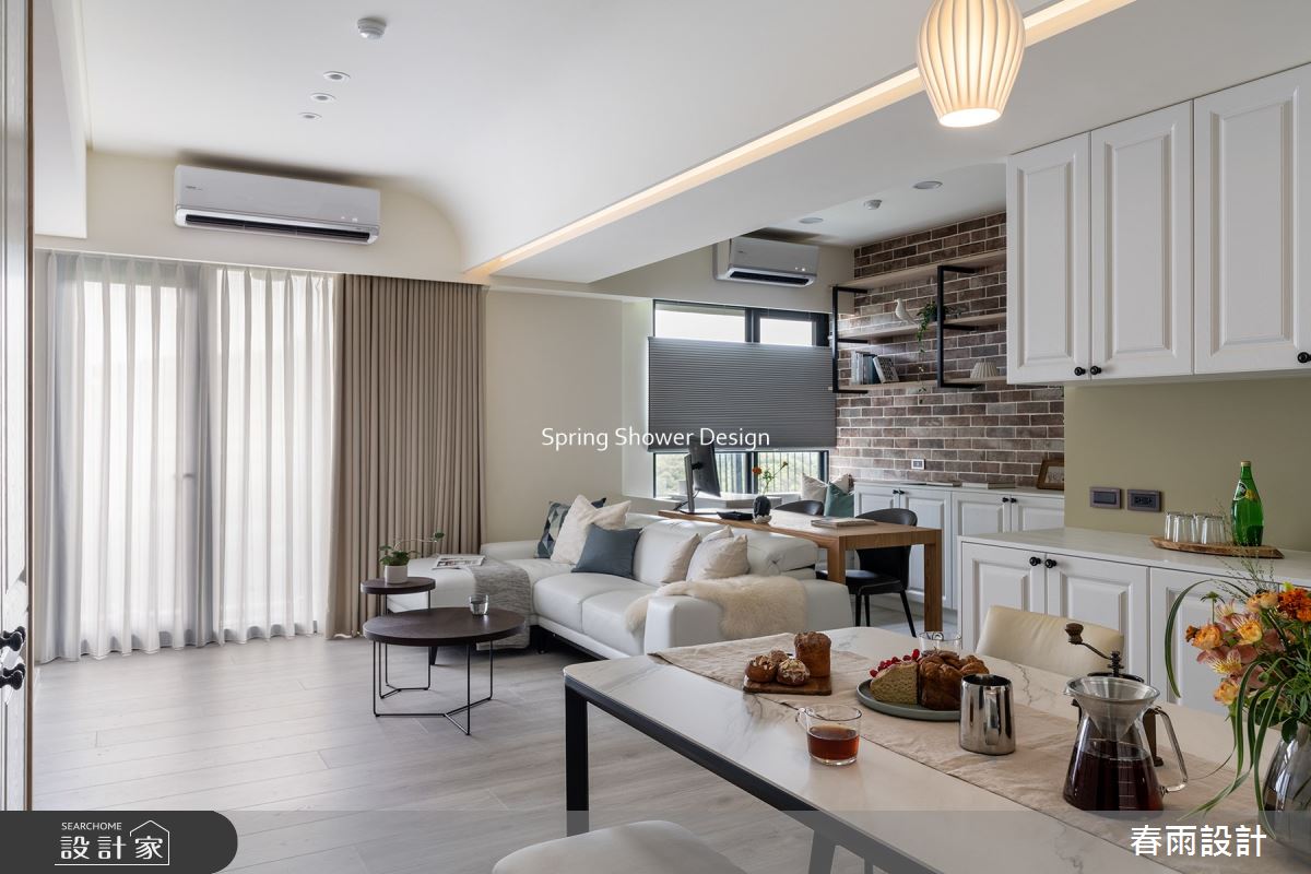 新成屋(5年以下)＿現代風客廳餐廳書房案例圖片＿春雨設計＿春雨_145 竹北椰林賞之4