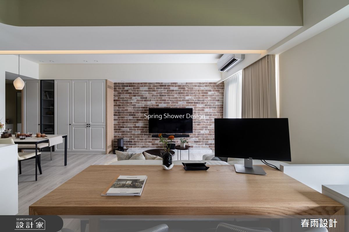 新成屋(5年以下)＿現代風客廳餐廳書房案例圖片＿春雨設計＿春雨_145 竹北椰林賞之16