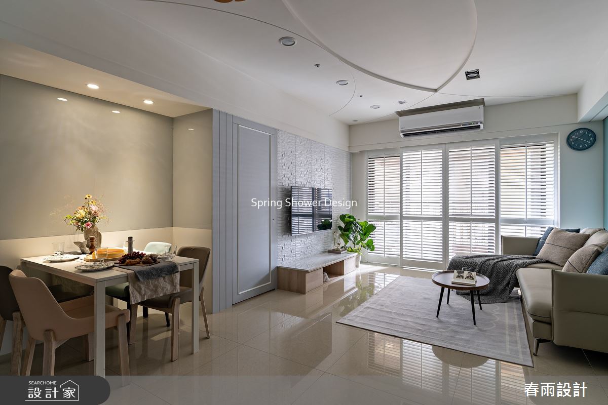 32坪新成屋(5年以下)＿現代風客廳案例圖片＿春雨設計＿春雨_148 永鼎帝京之8