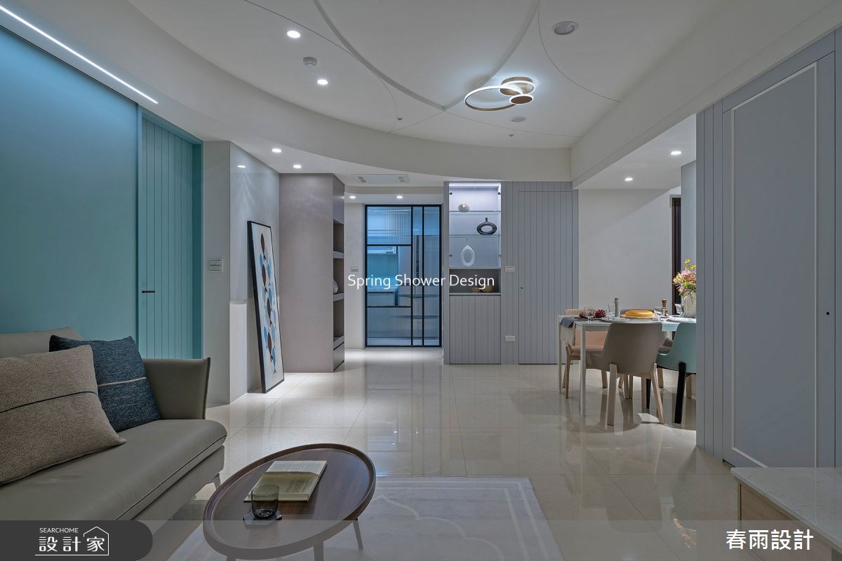 32坪新成屋(5年以下)＿現代風客廳案例圖片＿春雨設計＿春雨_148 永鼎帝京之11