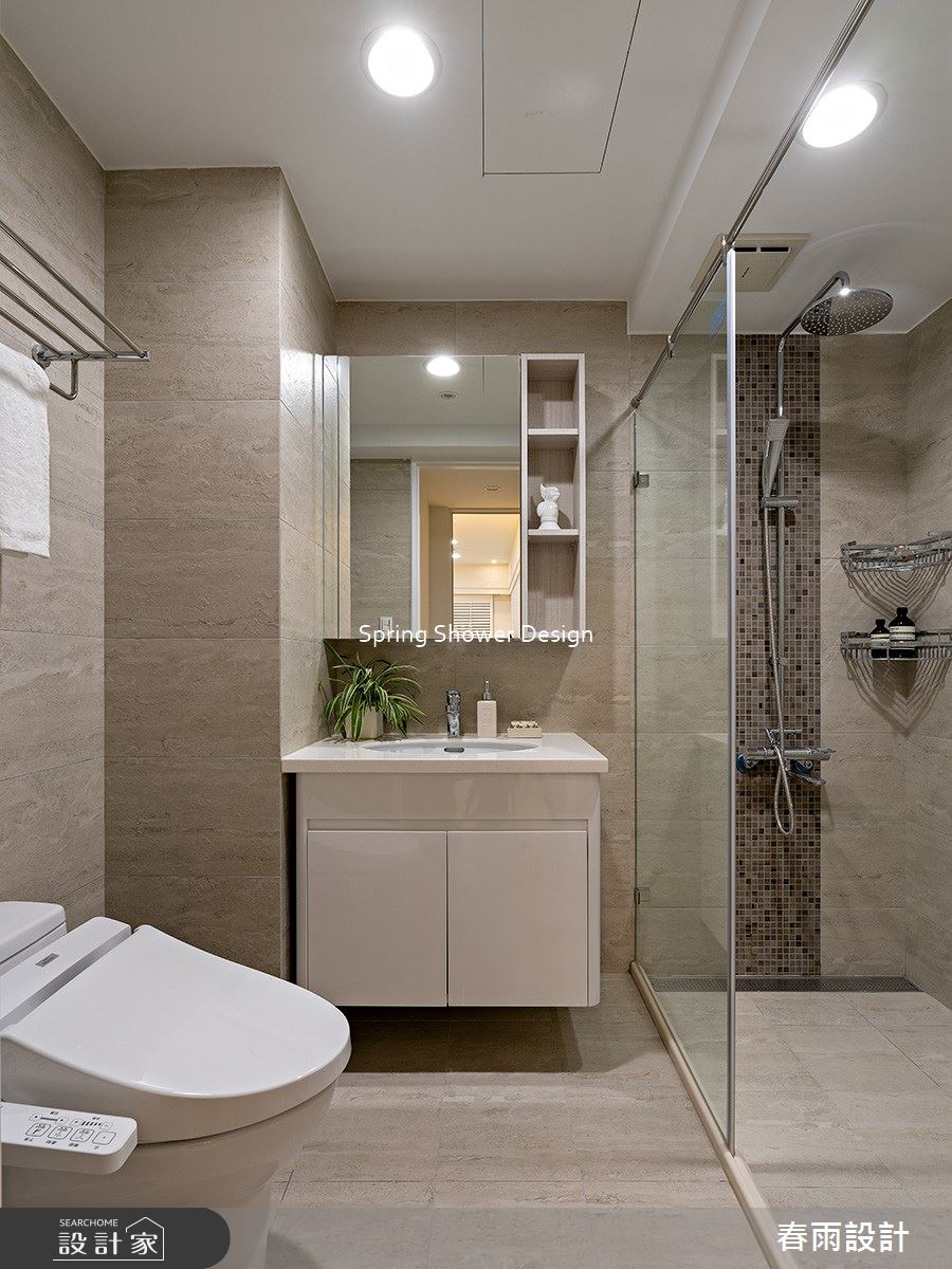 32坪新成屋(5年以下)＿現代風浴室案例圖片＿春雨設計＿春雨_148 永鼎帝京之16