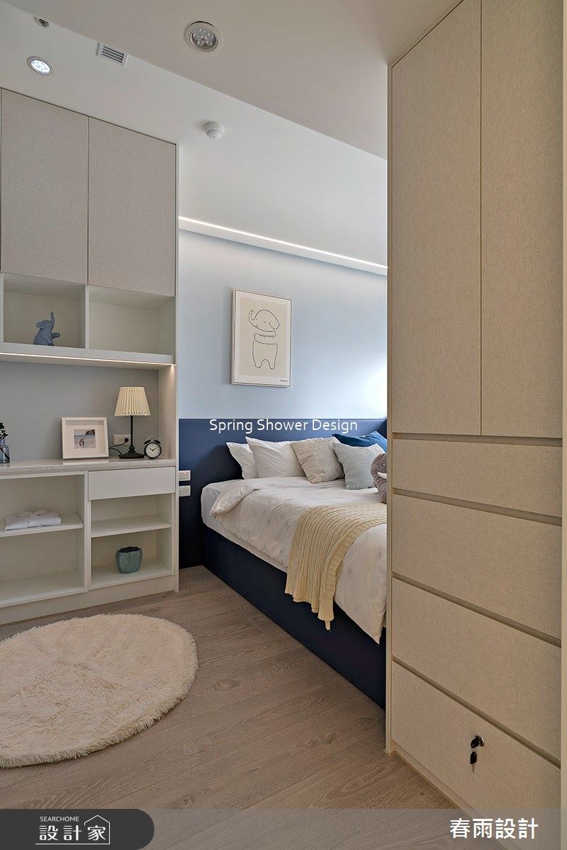 32坪新成屋(5年以下)＿現代風臥室案例圖片＿春雨設計＿春雨_148 永鼎帝京之18