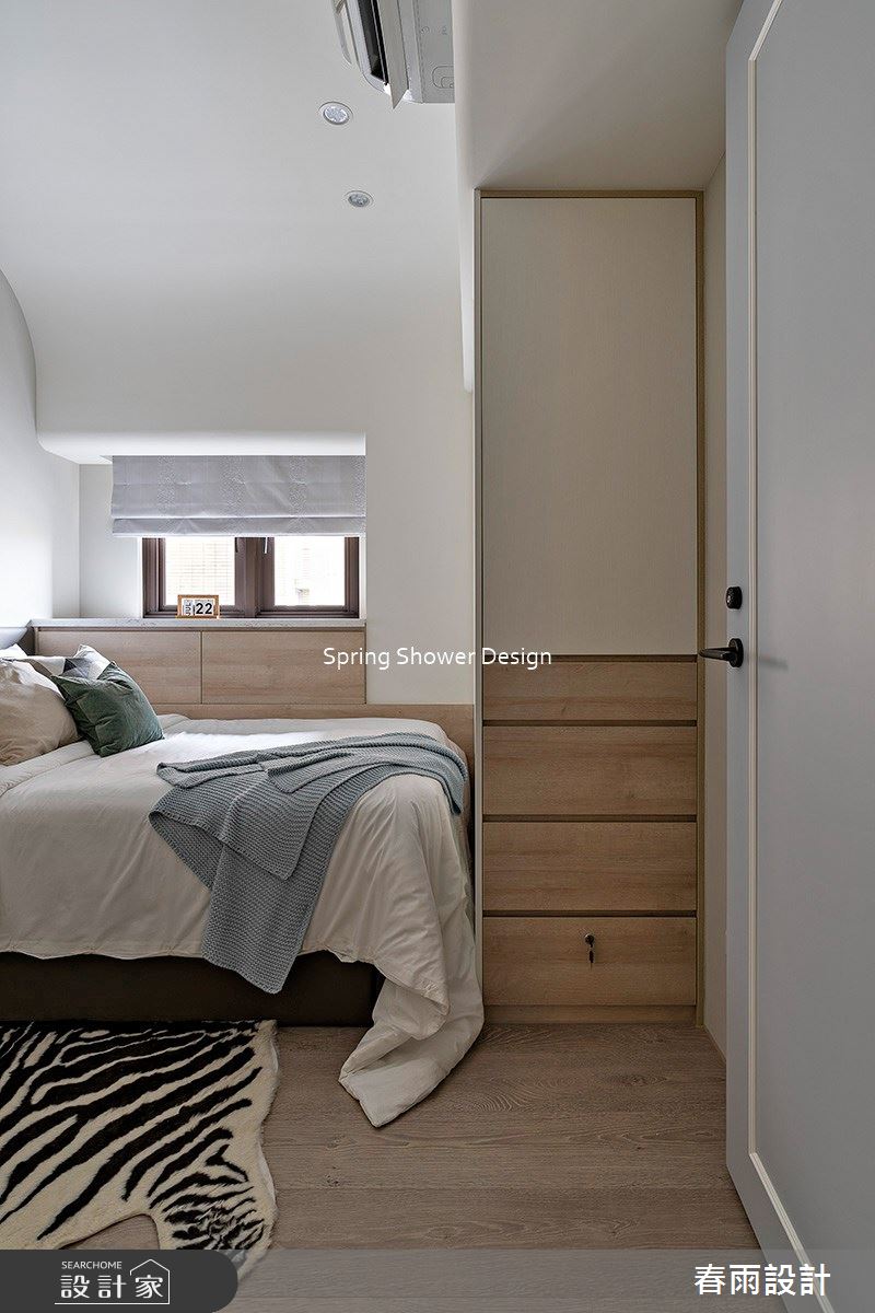 32坪新成屋(5年以下)＿現代風臥室案例圖片＿春雨設計＿春雨_148 永鼎帝京之22