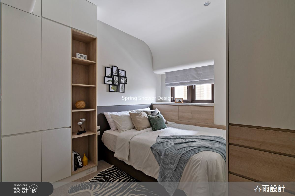 32坪新成屋(5年以下)＿現代風臥室案例圖片＿春雨設計＿春雨_148 永鼎帝京之23