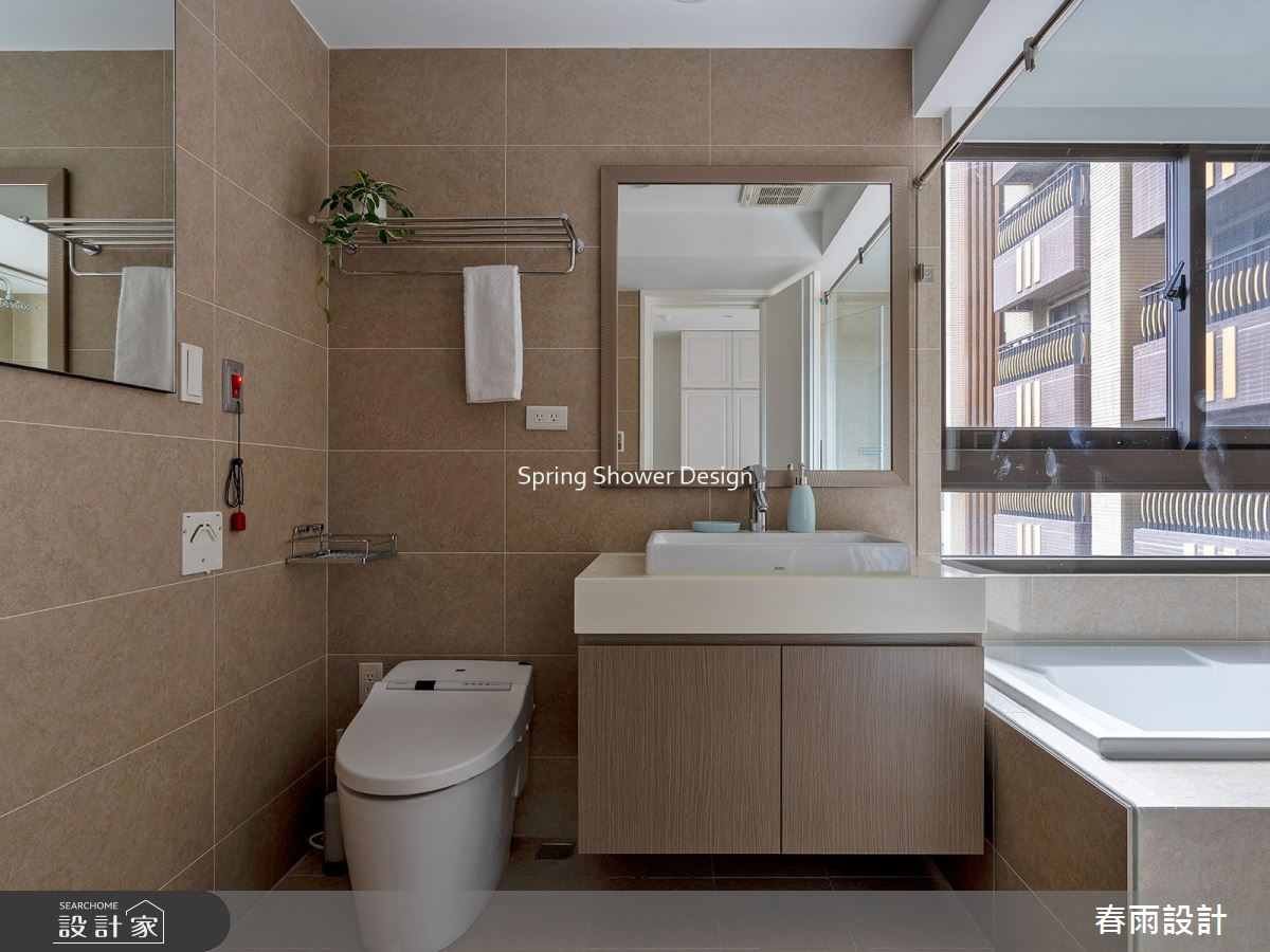 32坪新成屋(5年以下)＿現代風浴室案例圖片＿春雨設計＿春雨_148 永鼎帝京之30