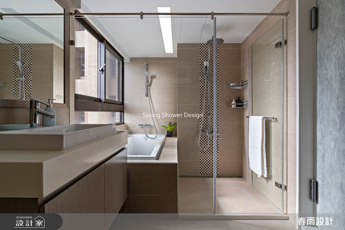 32坪新成屋(5年以下)＿現代風浴室案例圖片＿春雨設計＿春雨_148 永鼎帝京之31