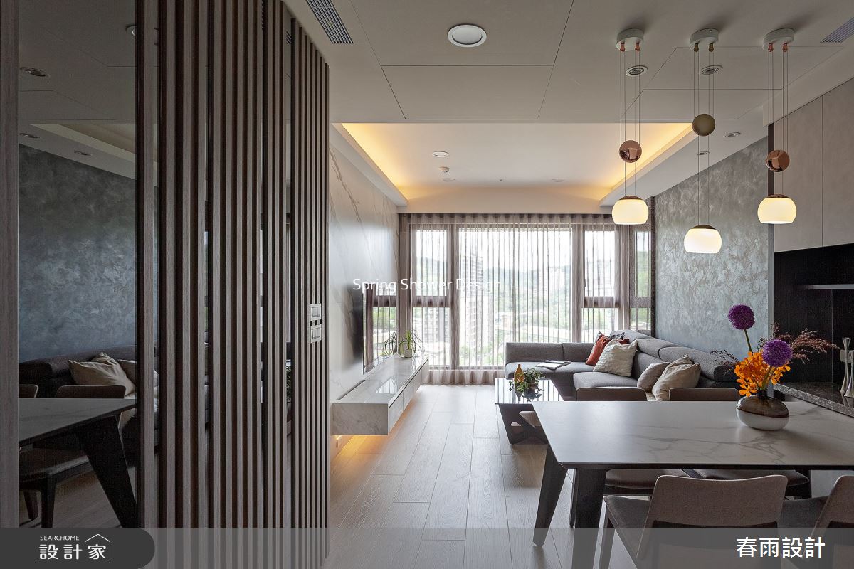 新成屋(5年以下)＿現代風客廳案例圖片＿春雨設計＿春雨_149 南方莊園之4