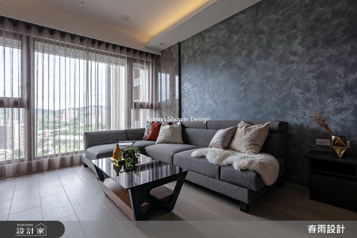 新成屋(5年以下)＿現代風客廳案例圖片＿春雨設計＿春雨_149 南方莊園之6