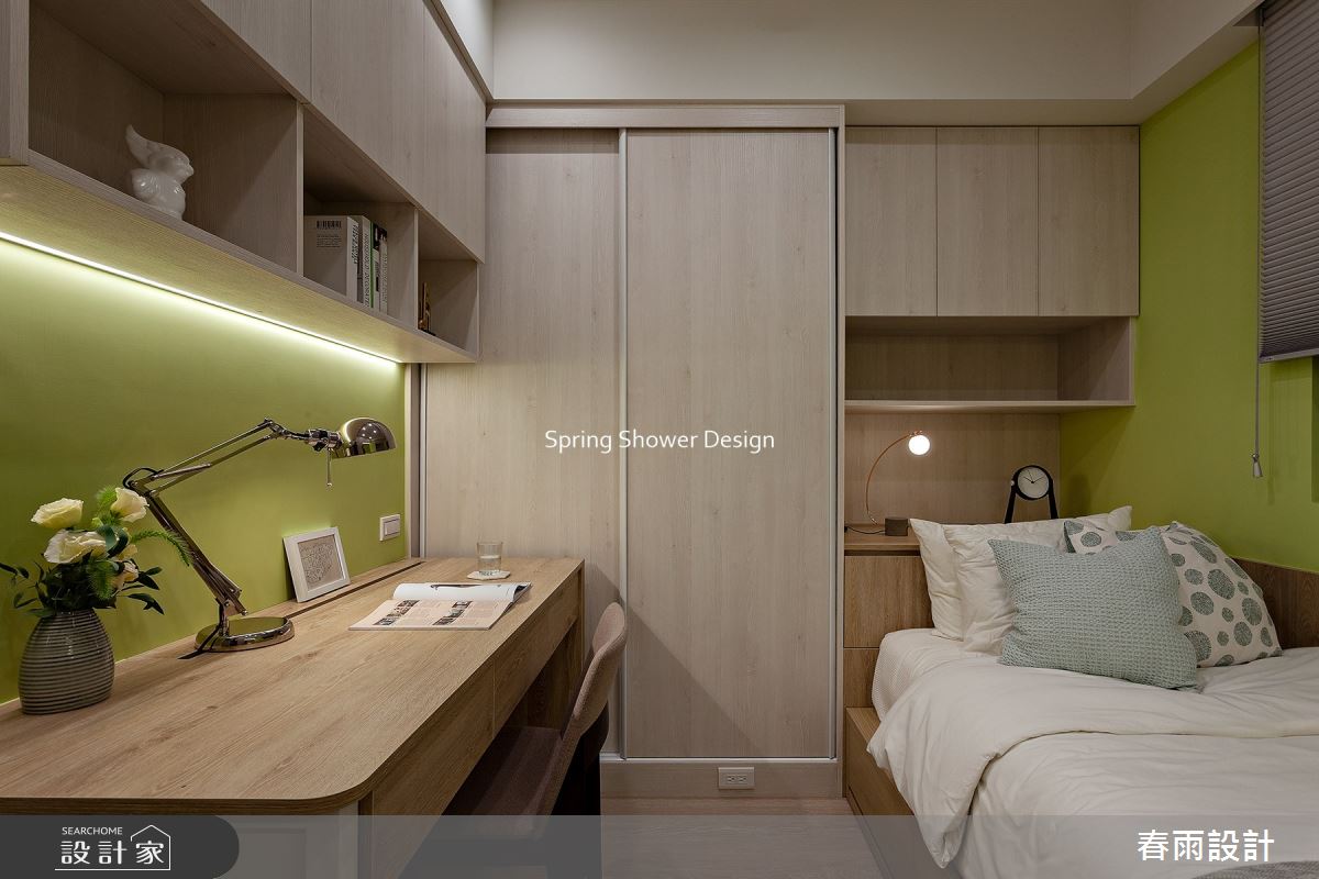 新成屋(5年以下)＿現代風臥室案例圖片＿春雨設計＿春雨_149 南方莊園之11