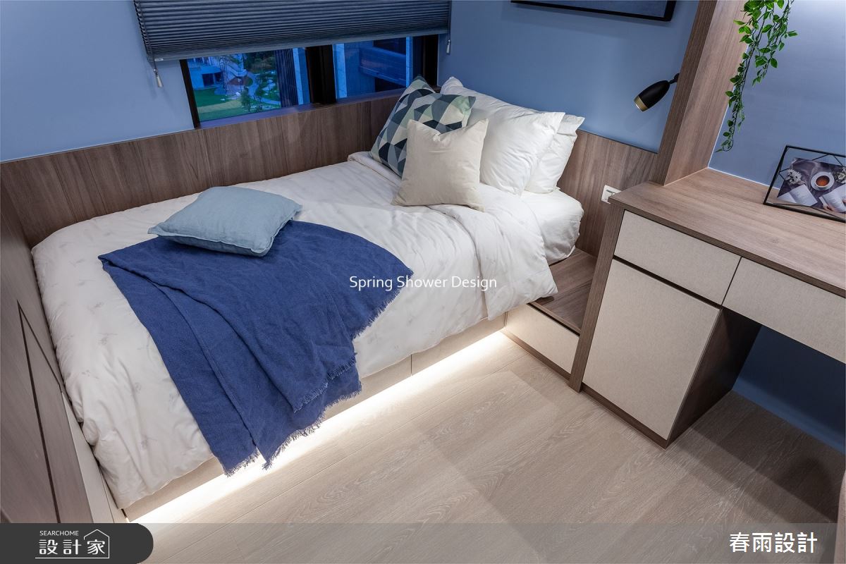 新成屋(5年以下)＿現代風臥室案例圖片＿春雨設計＿春雨_149 南方莊園之16