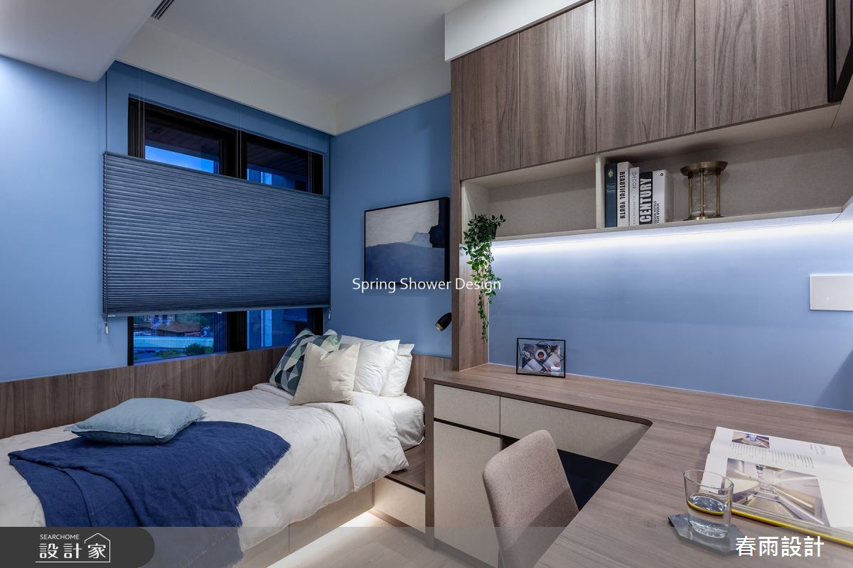 新成屋(5年以下)＿現代風臥室案例圖片＿春雨設計＿春雨_149 南方莊園之17