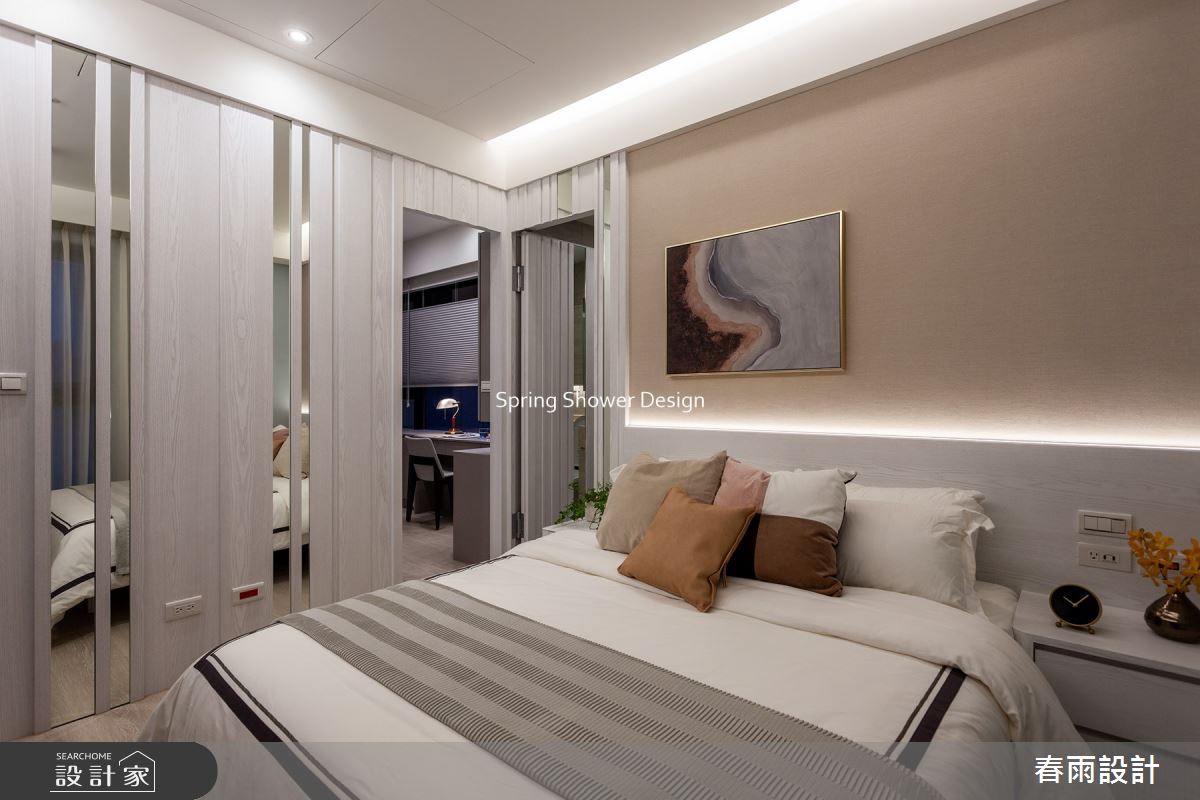 新成屋(5年以下)＿現代風臥室案例圖片＿春雨設計＿春雨_149 南方莊園之21