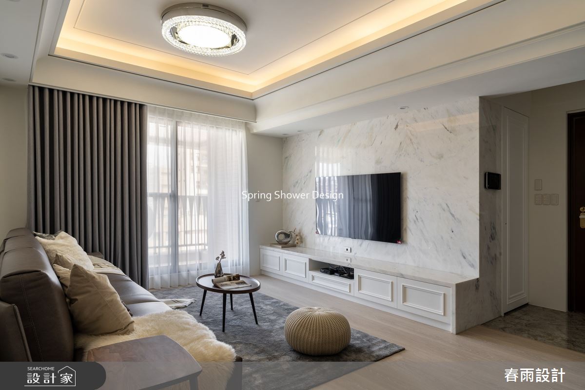 新成屋(5年以下)＿美式風客廳案例圖片＿春雨設計＿春雨_153 合暘信邑之7