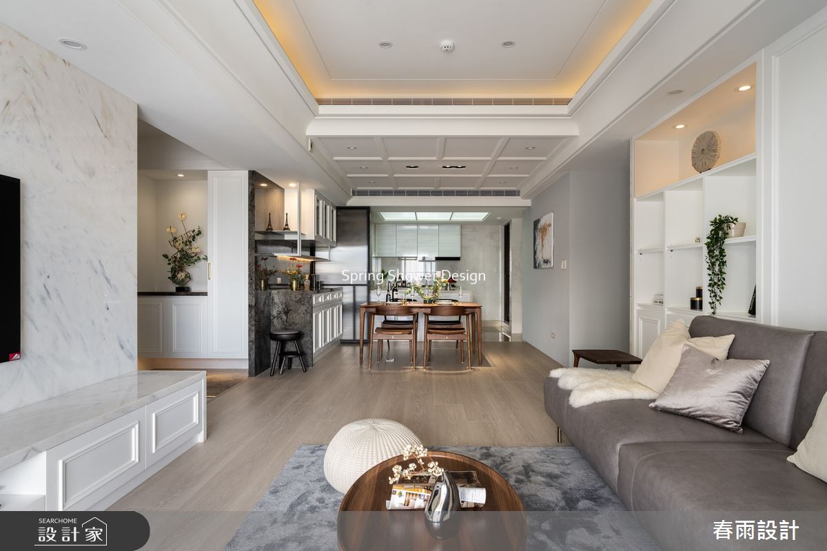 新成屋(5年以下)＿美式風客廳案例圖片＿春雨設計＿春雨_153 合暘信邑之8