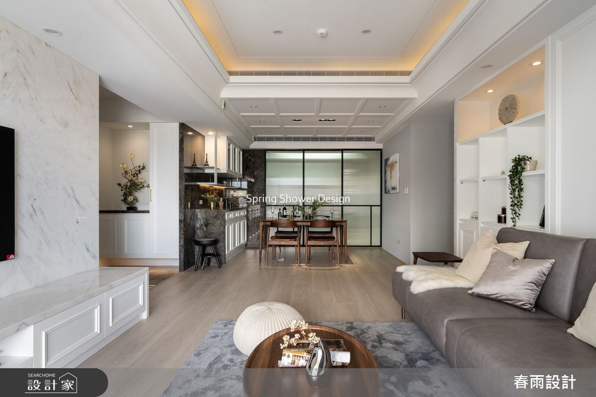 新成屋(5年以下)＿美式風客廳案例圖片＿春雨設計＿春雨_153 合暘信邑之9