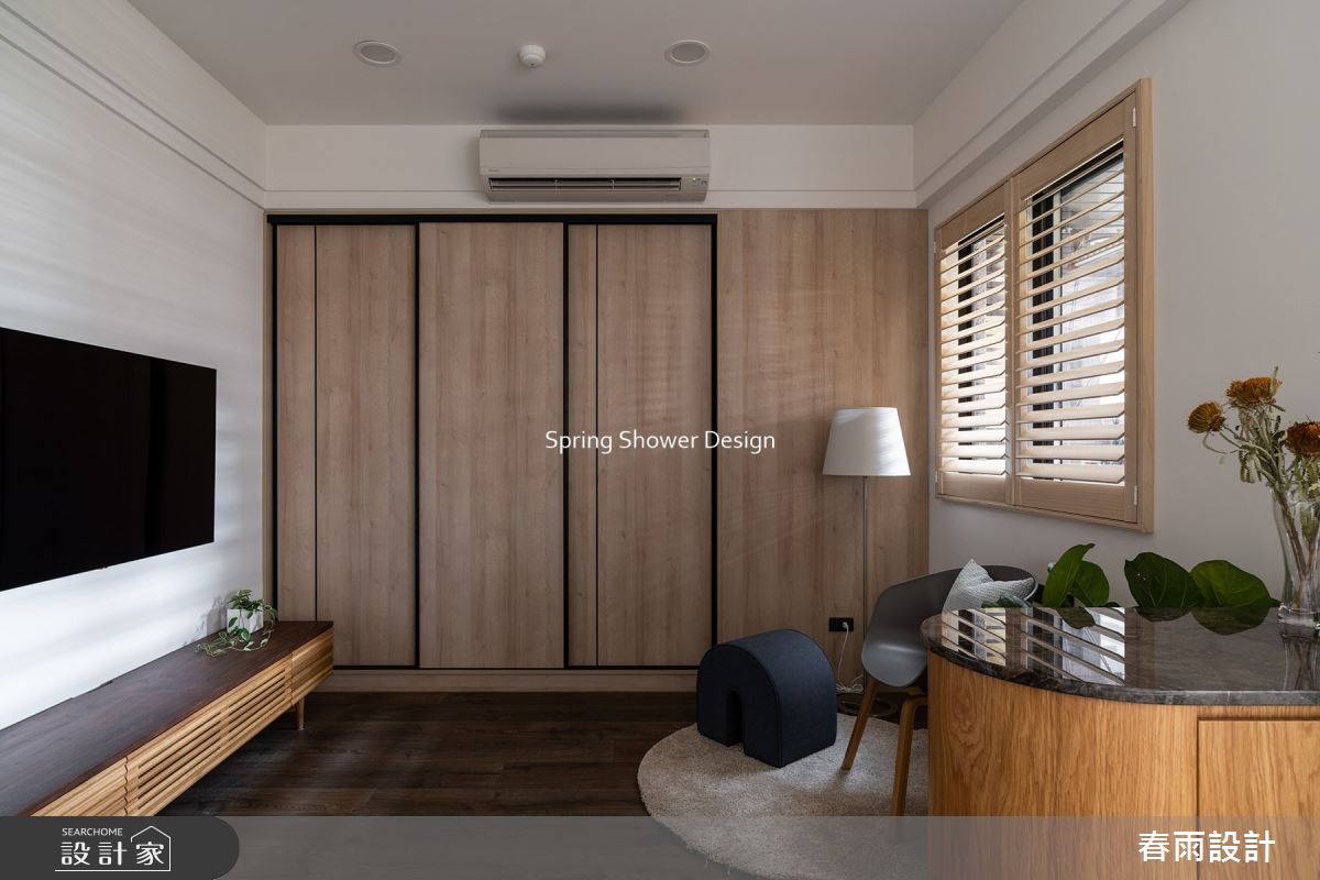 新成屋(5年以下)＿美式風臥室案例圖片＿春雨設計＿春雨_153 合暘信邑之21