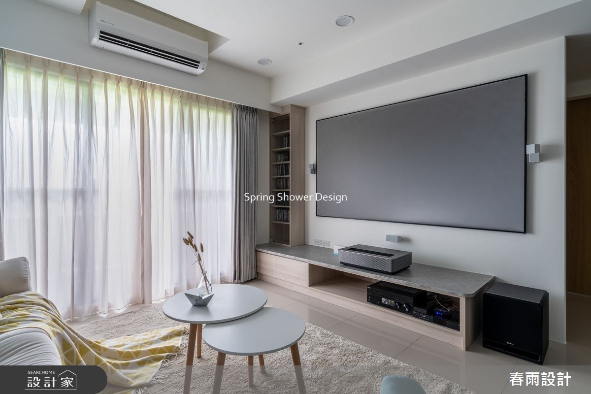 41坪新成屋(5年以下)＿休閒風客廳案例圖片＿春雨設計＿春雨_155 板橋仰真之5