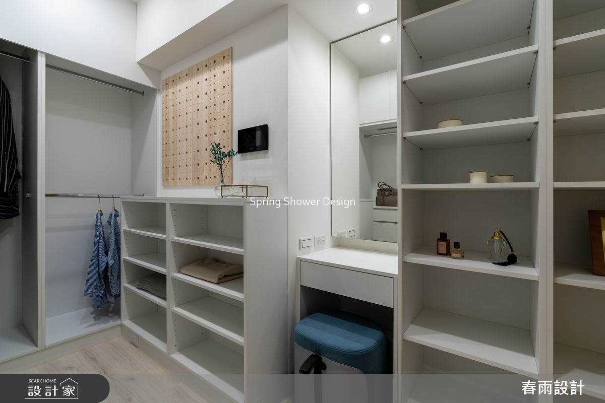 41坪新成屋(5年以下)＿休閒風更衣間案例圖片＿春雨設計＿春雨_155 板橋仰真之21