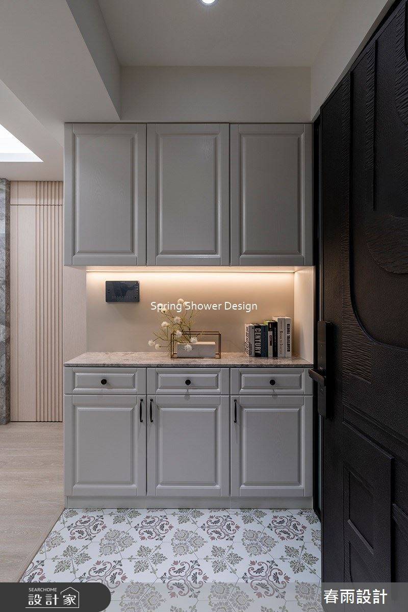 新成屋(5年以下)＿混搭風玄關案例圖片＿春雨設計＿春雨_157 福德One之1