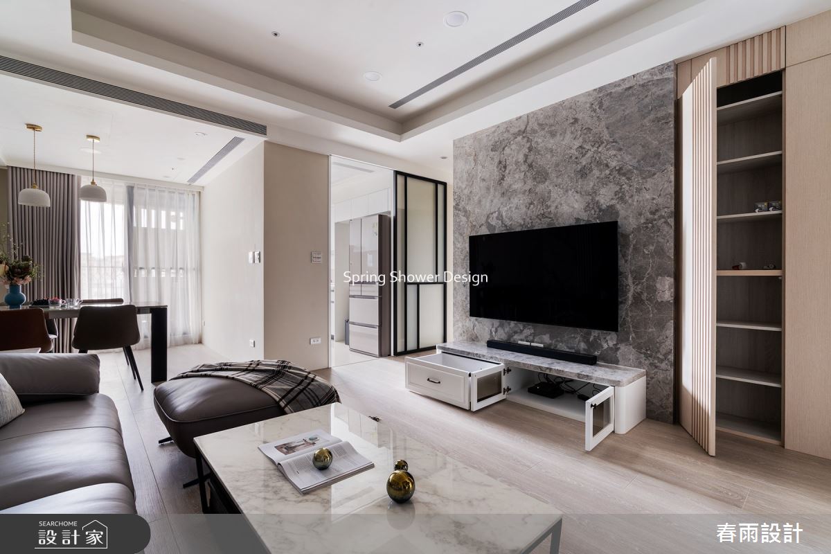 新成屋(5年以下)＿混搭風客廳案例圖片＿春雨設計＿春雨_157 福德One之8