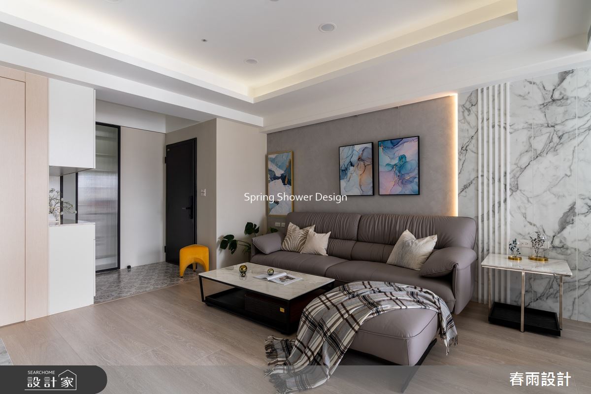 新成屋(5年以下)＿混搭風客廳案例圖片＿春雨設計＿春雨_157 福德One之11