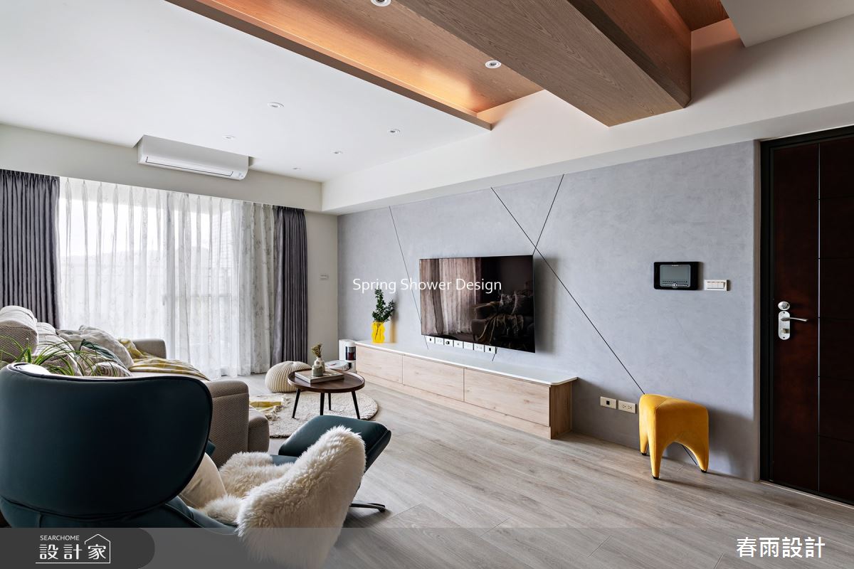 新成屋(5年以下)＿現代風玄關客廳案例圖片＿春雨設計＿春雨_158 合新里山紀之3