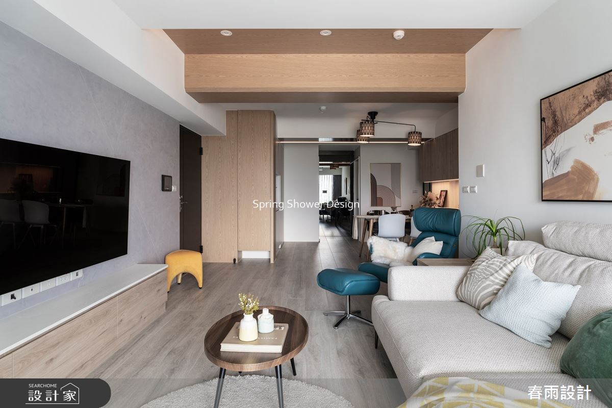 新成屋(5年以下)＿現代風玄關客廳餐廳案例圖片＿春雨設計＿春雨_158 合新里山紀之8