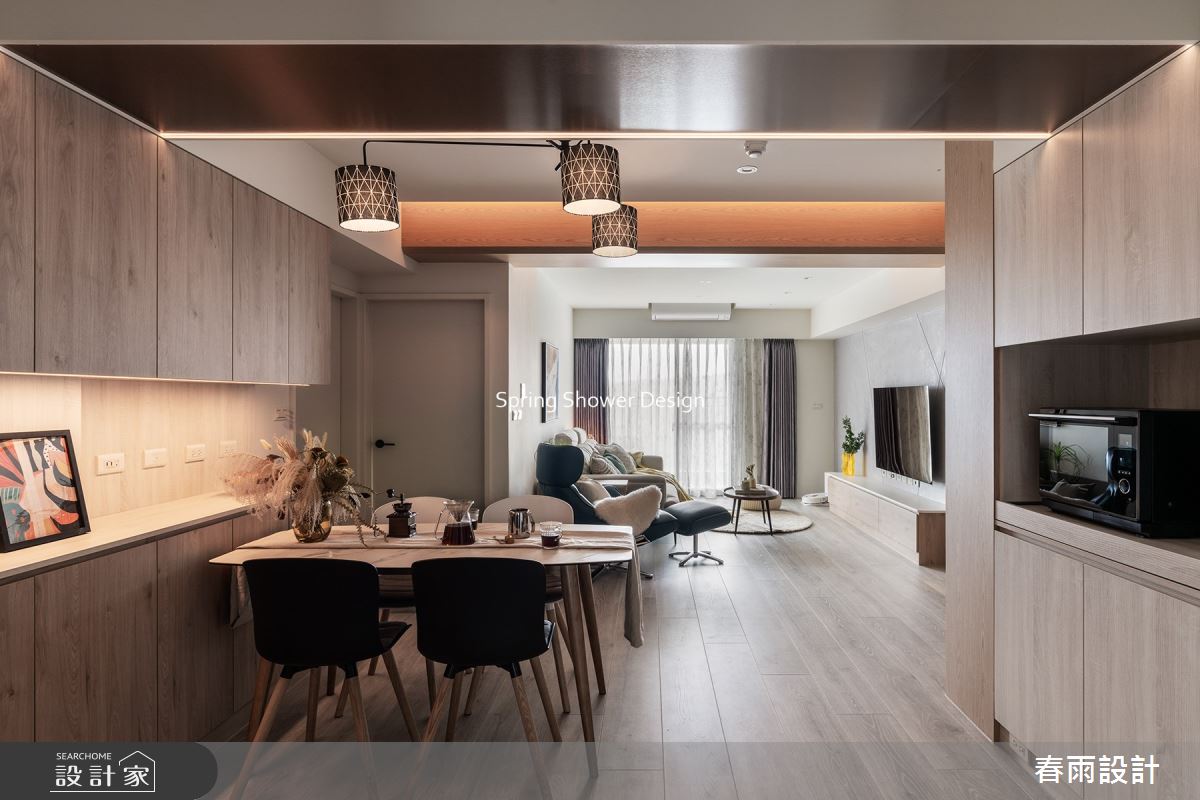 新成屋(5年以下)＿現代風客廳餐廳案例圖片＿春雨設計＿春雨_158 合新里山紀之16