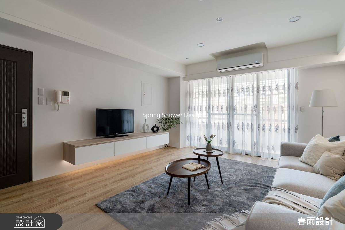 老屋(16~30年)＿現代風玄關客廳案例圖片＿春雨設計＿春雨_159 泰順街之1
