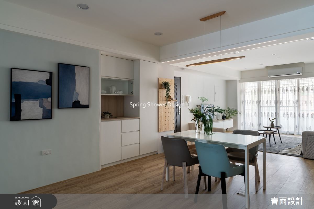 老屋(16~30年)＿現代風客廳餐廳案例圖片＿春雨設計＿春雨_159 泰順街之9