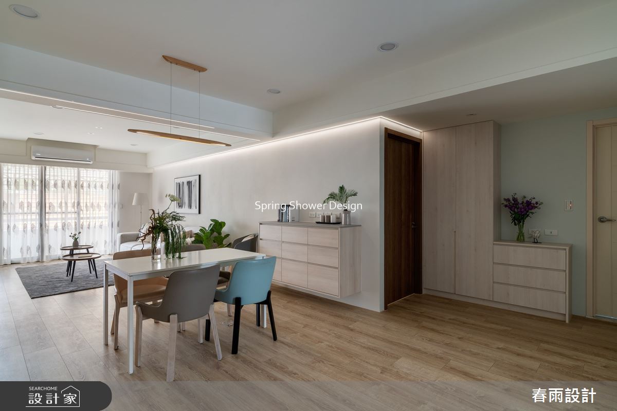 老屋(16~30年)＿現代風客廳餐廳案例圖片＿春雨設計＿春雨_159 泰順街之11