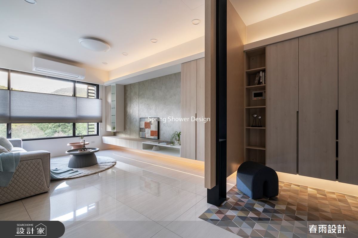 新成屋(5年以下)＿現代風玄關客廳案例圖片＿春雨設計＿春雨_160 鹿鳴館之2