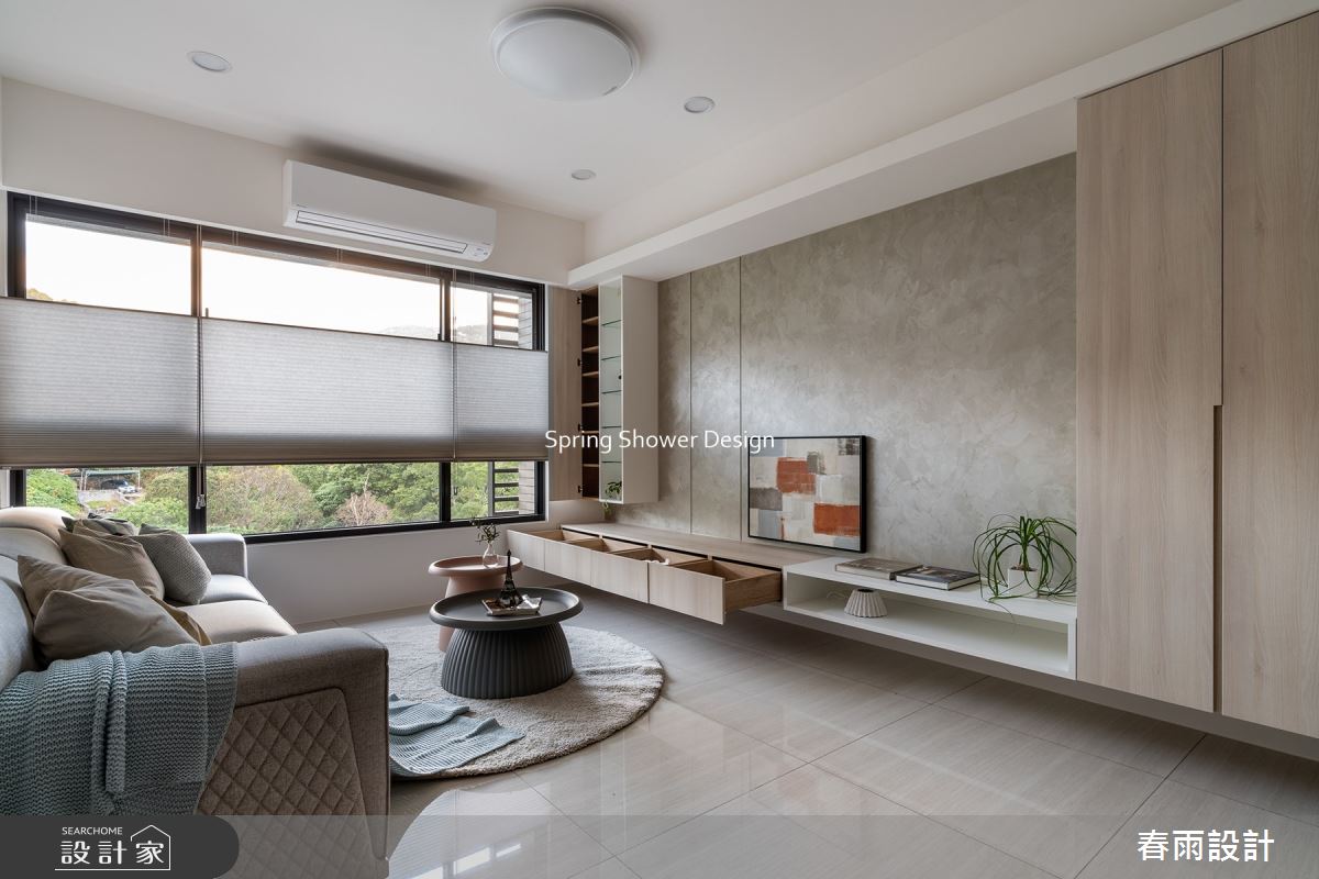 新成屋(5年以下)＿現代風客廳案例圖片＿春雨設計＿春雨_160 鹿鳴館之4