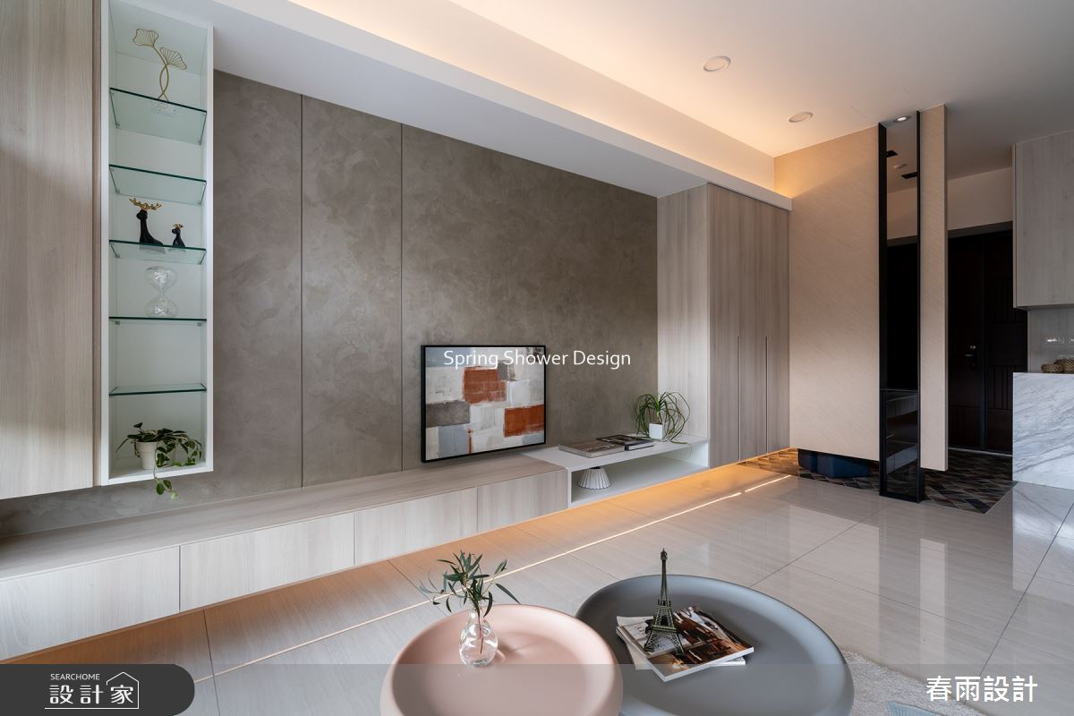 新成屋(5年以下)＿現代風玄關客廳案例圖片＿春雨設計＿春雨_160 鹿鳴館之5