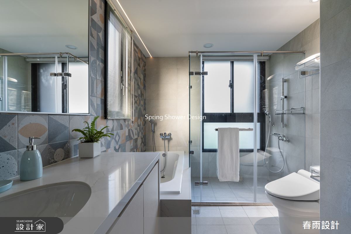 新成屋(5年以下)＿現代風浴室案例圖片＿春雨設計＿春雨_160 鹿鳴館之24