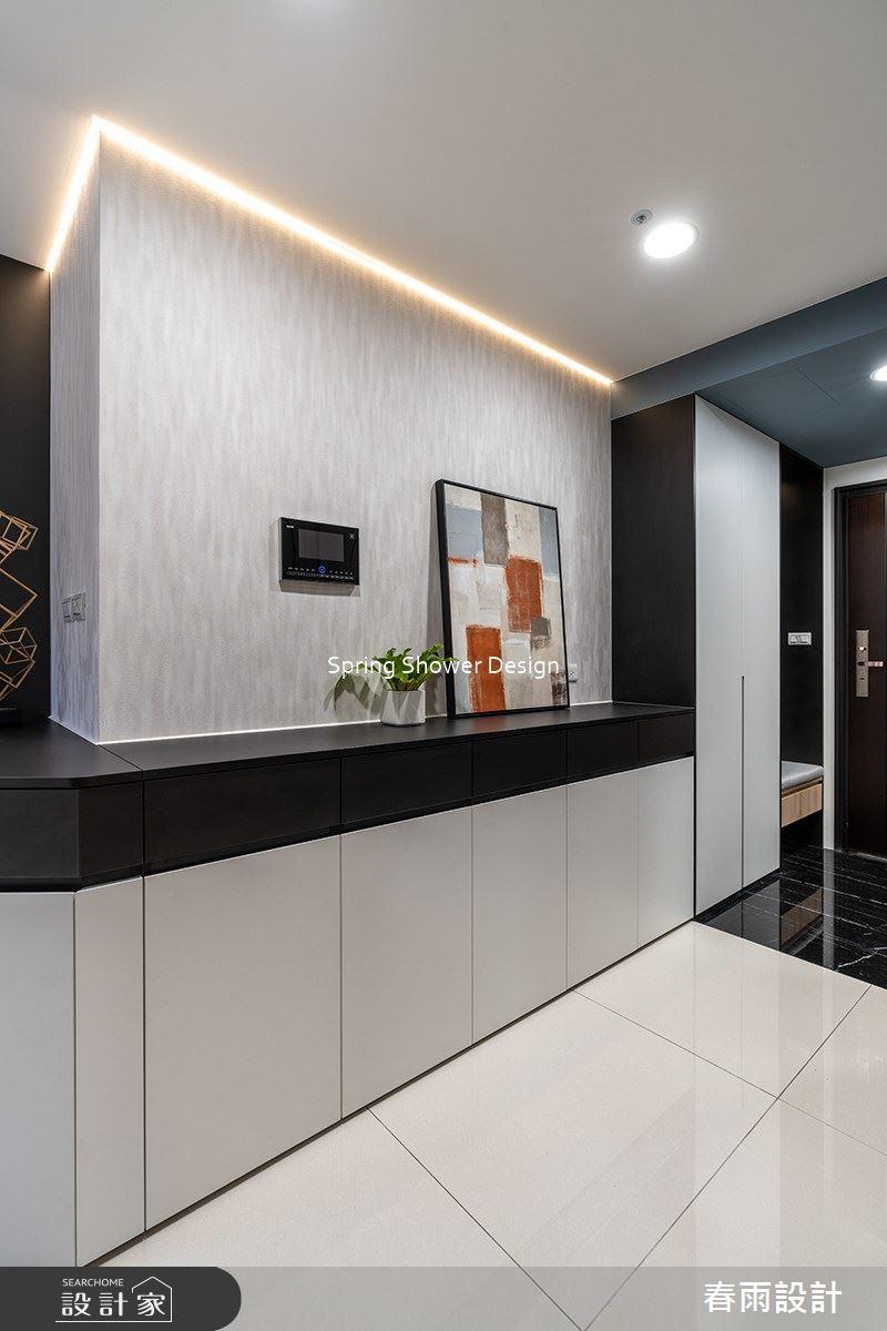 新成屋(5年以下)＿現代風玄關案例圖片＿春雨設計＿春雨_161 新店璞御2之3