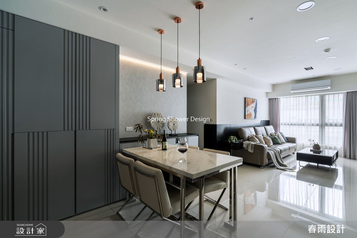 新成屋(5年以下)＿現代風客廳餐廳案例圖片＿春雨設計＿春雨_161 新店璞御2之5