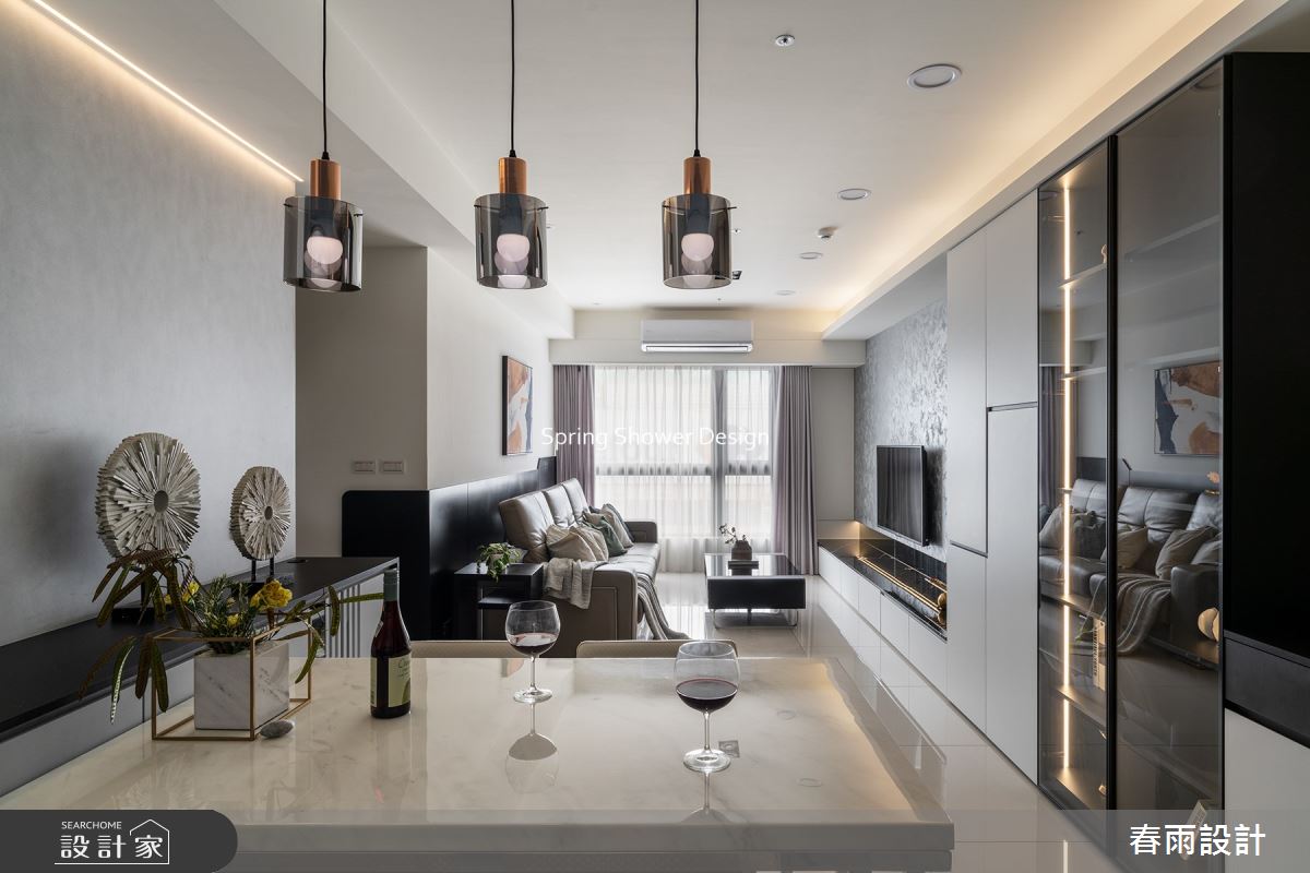 新成屋(5年以下)＿現代風客廳餐廳案例圖片＿春雨設計＿春雨_161 新店璞御2之6