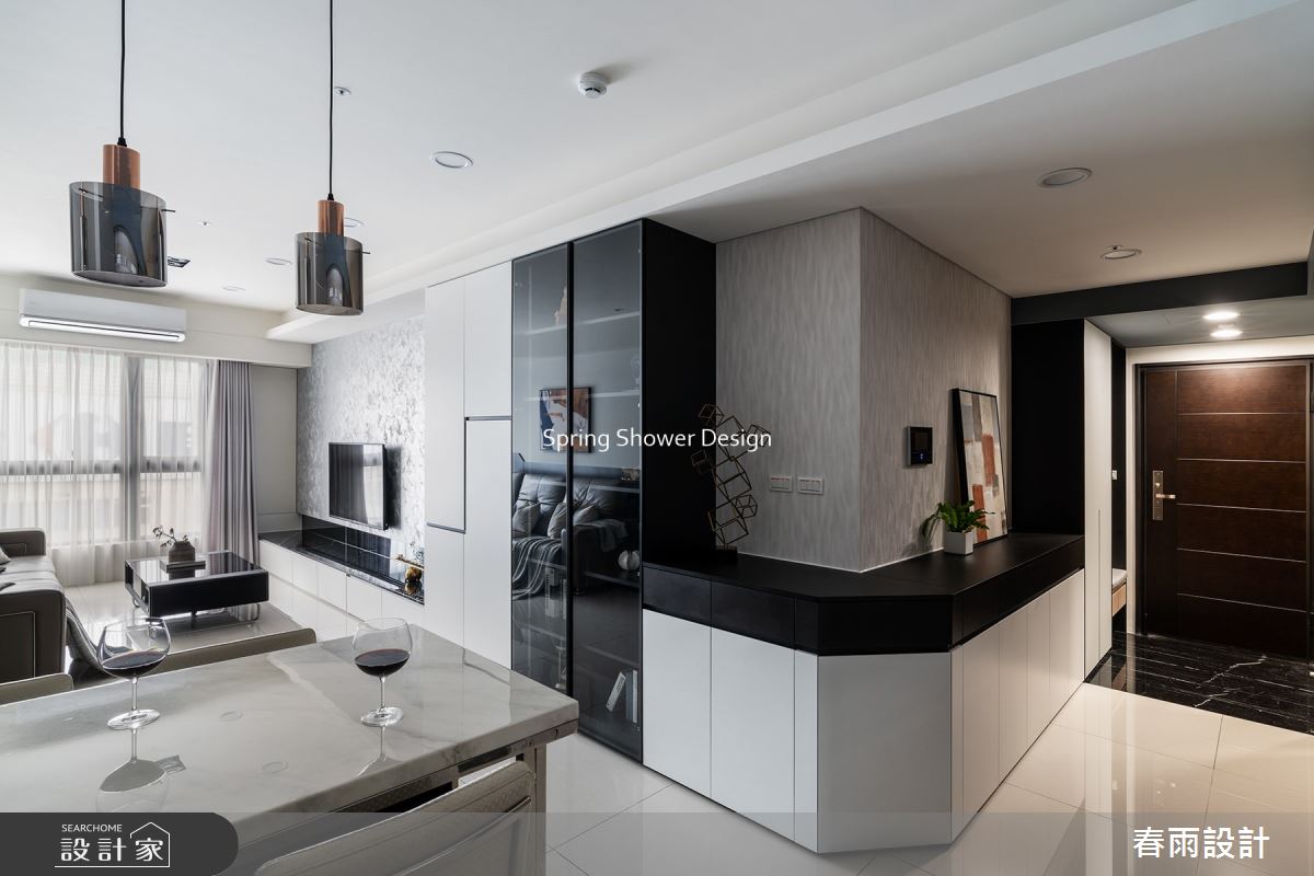 新成屋(5年以下)＿現代風玄關客廳餐廳案例圖片＿春雨設計＿春雨_161 新店璞御2之7