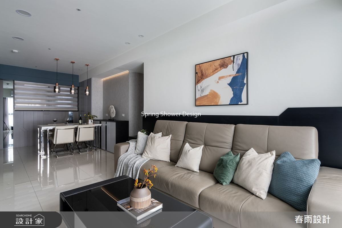 新成屋(5年以下)＿現代風客廳餐廳案例圖片＿春雨設計＿春雨_161 新店璞御2之11