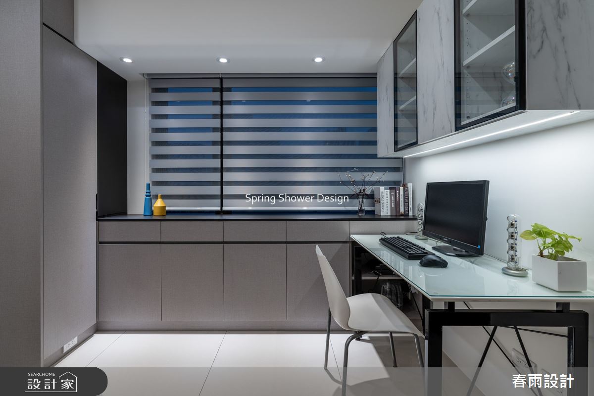 新成屋(5年以下)＿現代風書房工作區案例圖片＿春雨設計＿春雨_161 新店璞御2之27