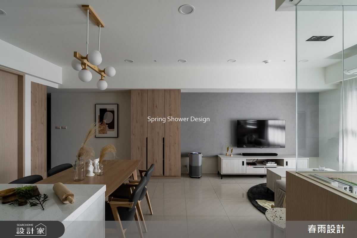 27坪新成屋(5年以下)＿現代風客廳餐廳案例圖片＿春雨設計＿春雨_162 聯上匯翠之5