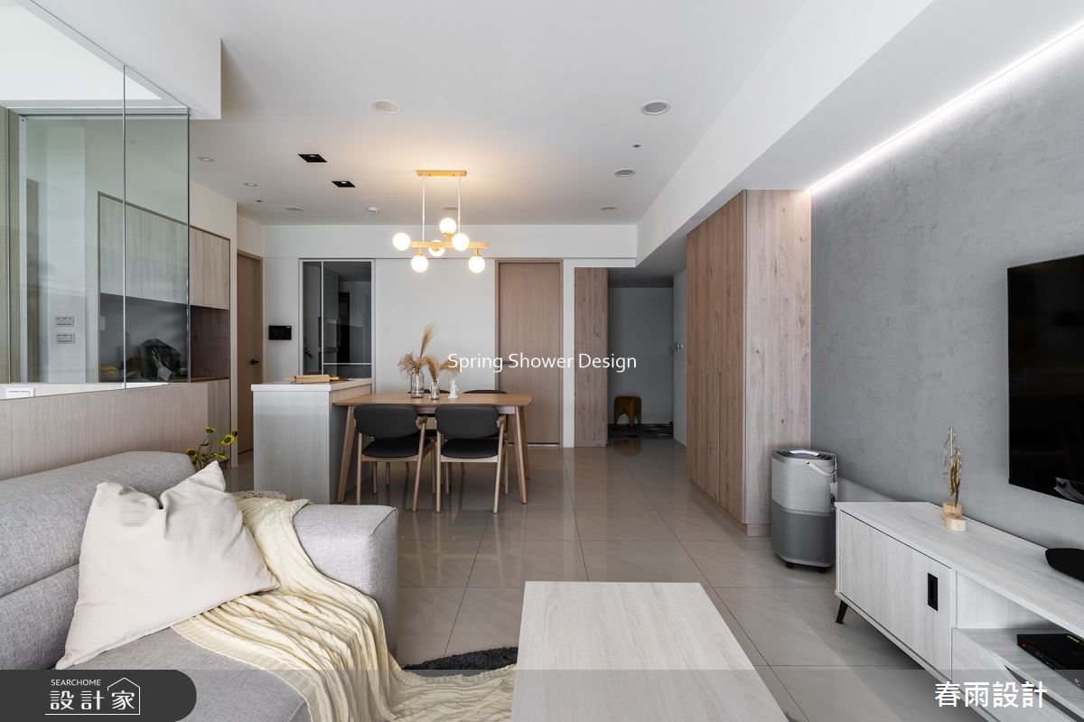 27坪新成屋(5年以下)＿現代風客廳餐廳案例圖片＿春雨設計＿春雨_162 聯上匯翠之6