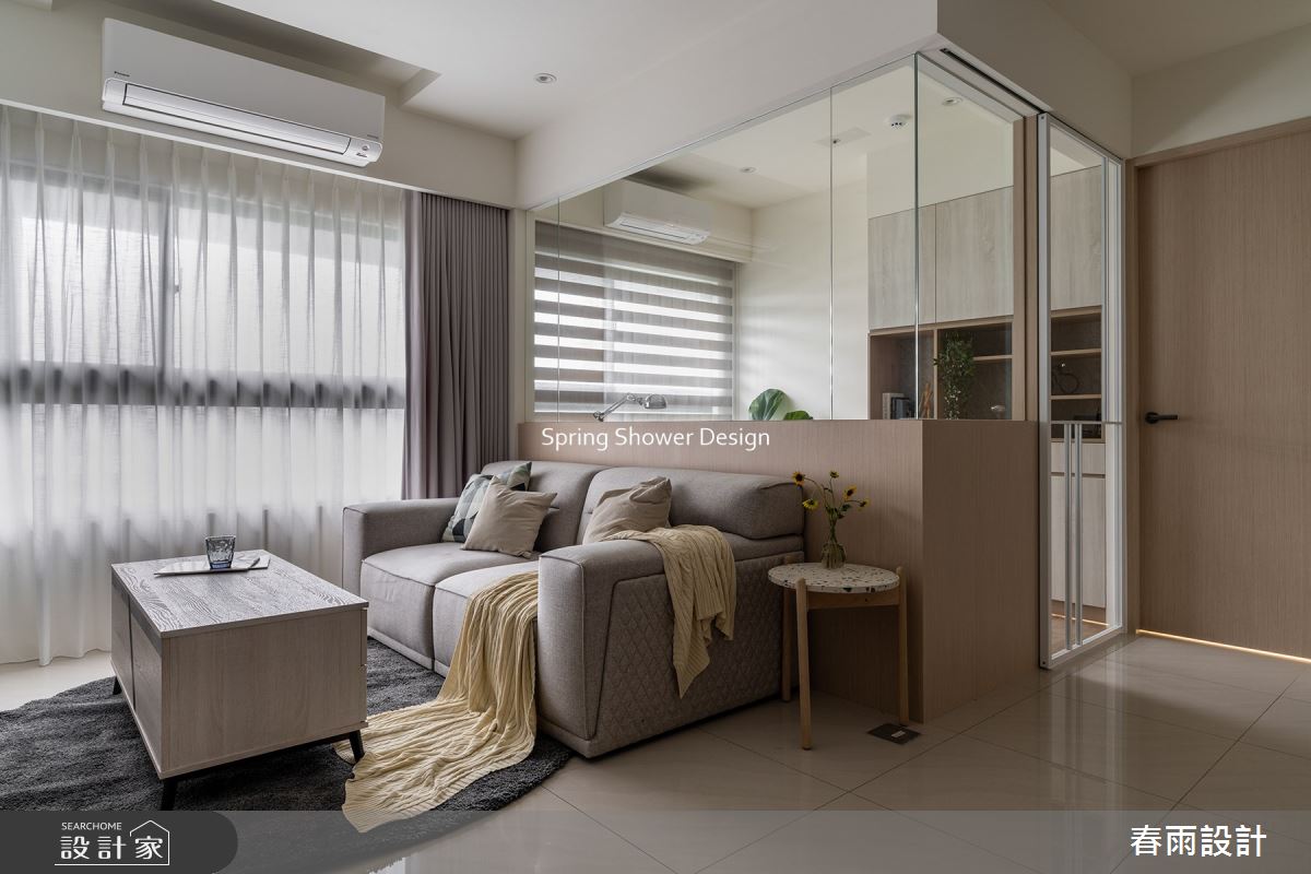 27坪新成屋(5年以下)＿現代風客廳書房工作區案例圖片＿春雨設計＿春雨_162 聯上匯翠之14