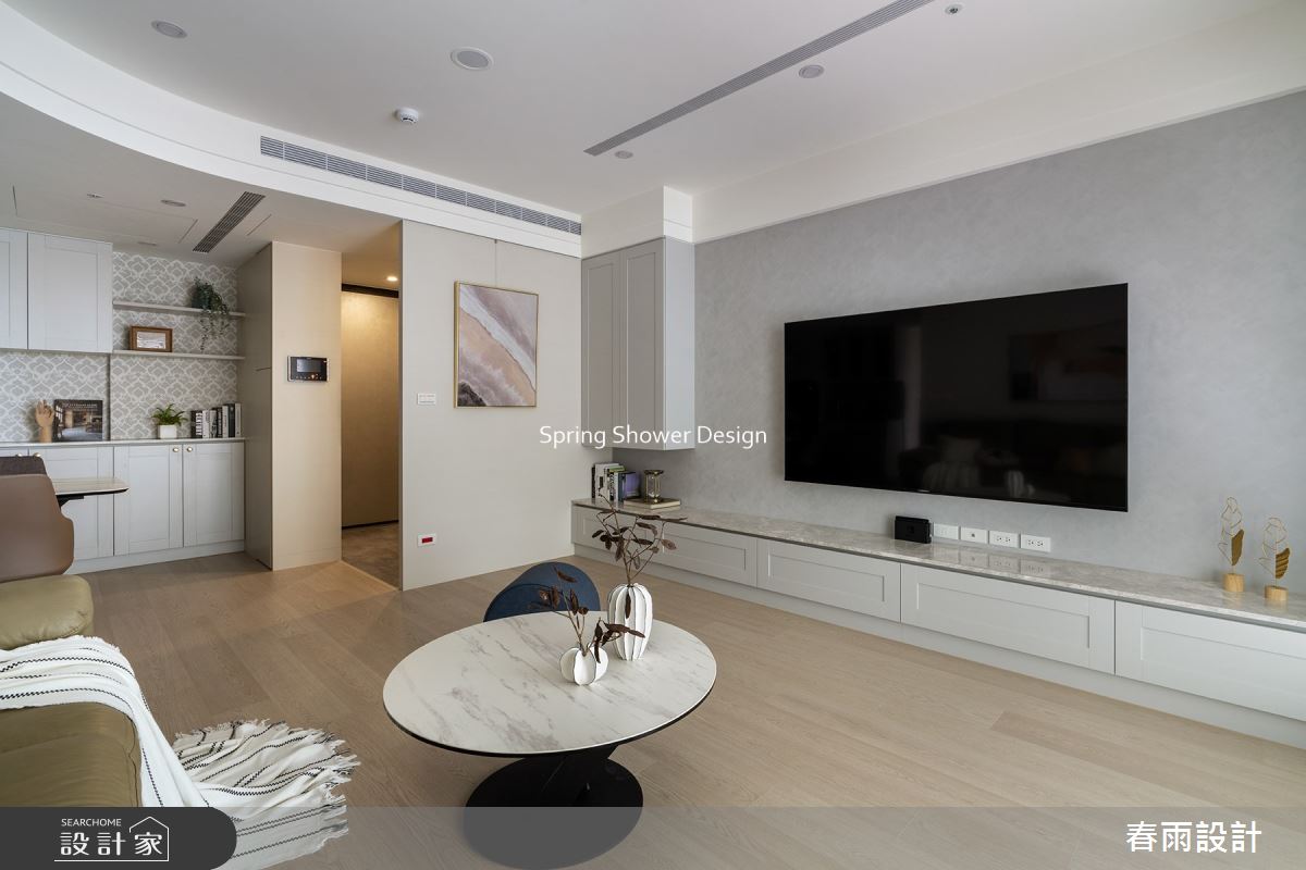新成屋(5年以下)＿現代風玄關客廳案例圖片＿春雨設計＿春雨_163 三峽融園之10